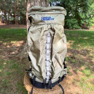 Vtg Dana Design Glacier Internal Frame Backpack XL Green Adjustable Hip Belt Poc